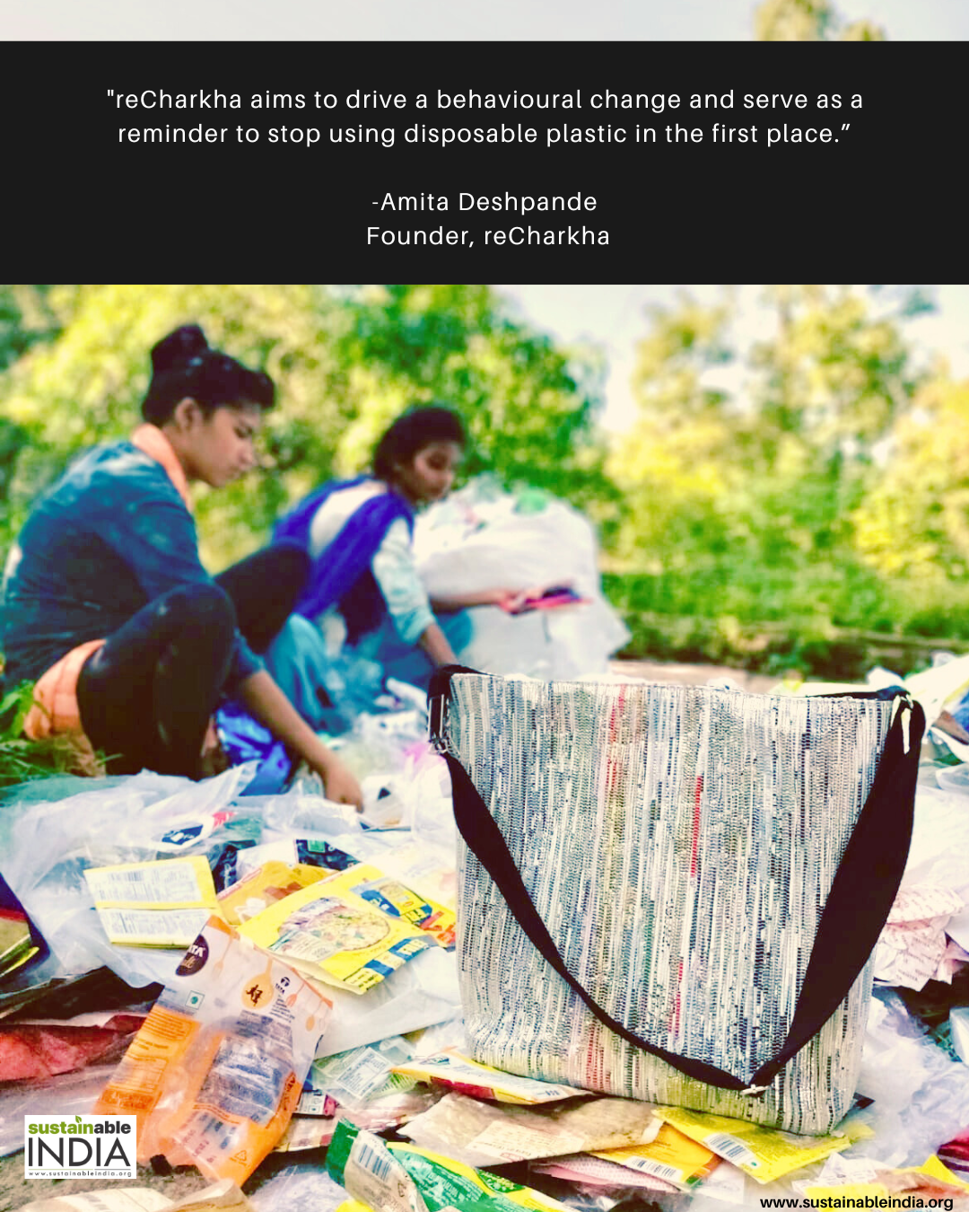 Featuring Recharkha : Amita Deshpande, SDG in Action : UN SDG 11 ; UN SDG 12